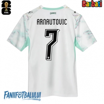 Austria Marko Arnautovic #7 Tricou Fotbal Replică Mondial 2026 Barbati Deplasare